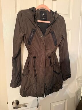 Atmosphere Olive Utility Hooded Jacket